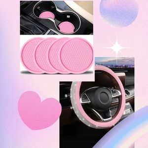 💓 Pink car decor set 💓